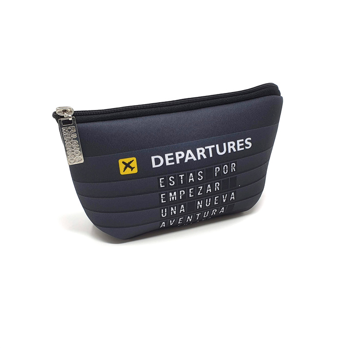 CARTUCHERA SIMPLE SIMIL NEOPREN / NECESER - AEROPUERTO